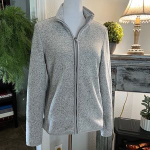 Women’s Medium “G.H. Bass Co.” Grey Zip Up Jacket